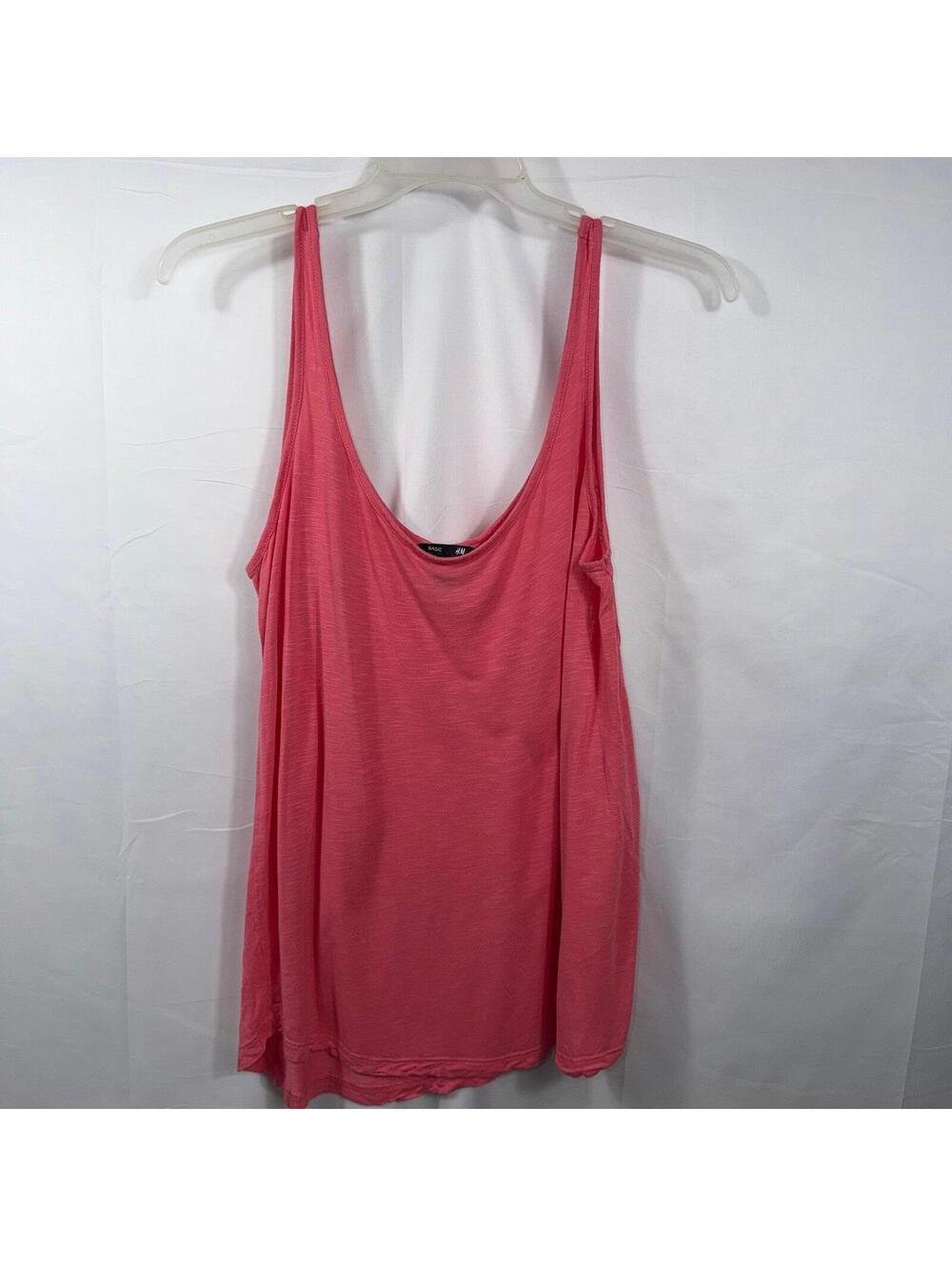 H&M Basic Women’s Pink Sleeveless Tank Top Size Medium